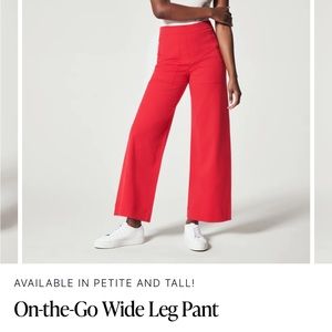 Spanx red pants